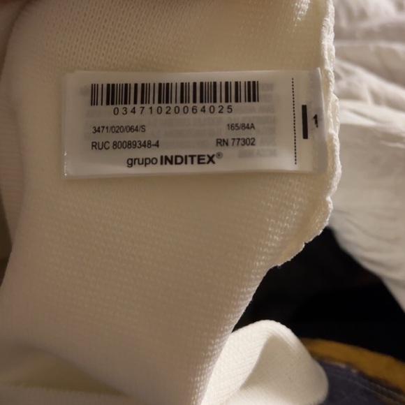 ZARA CONTRASTING PIPING KNIT MINI DRESS - Picture 5 of 6